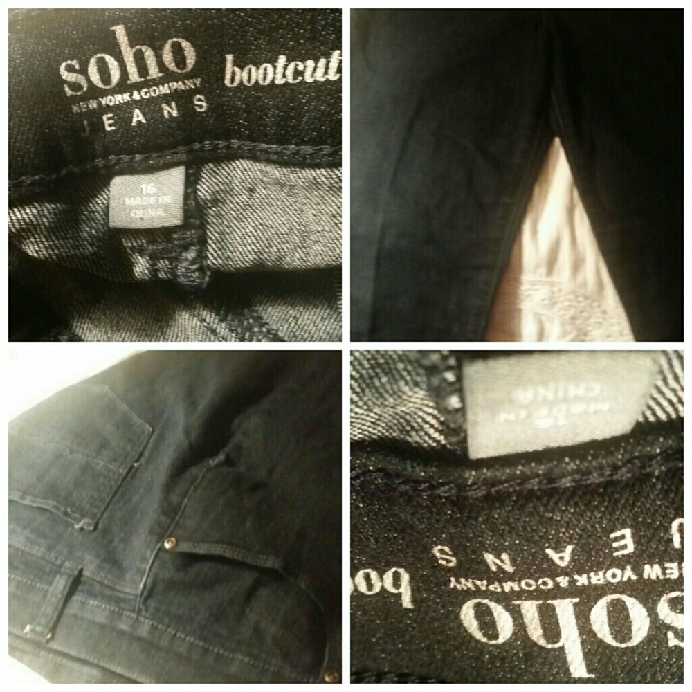 Soho boot cut jeans